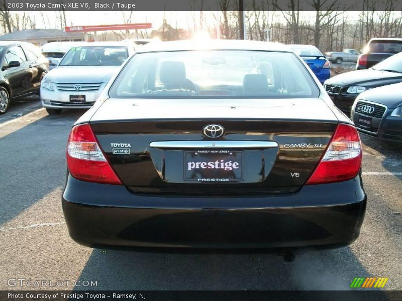 Black / Taupe 2003 Toyota Camry XLE V6