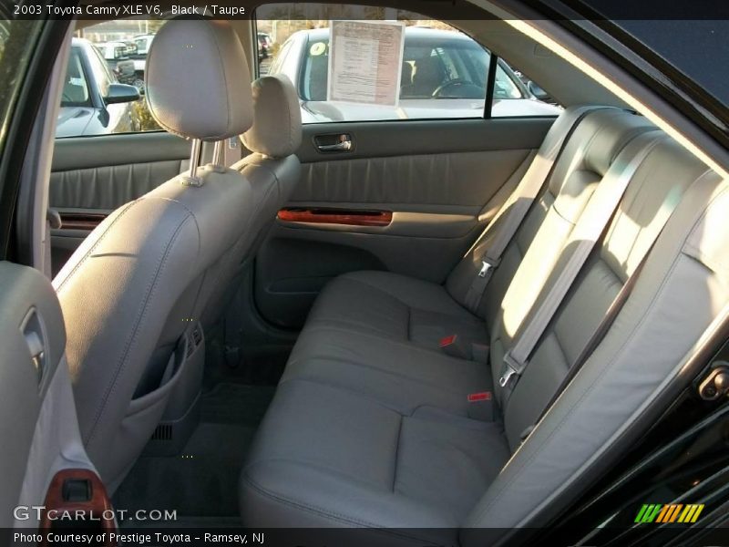 Black / Taupe 2003 Toyota Camry XLE V6