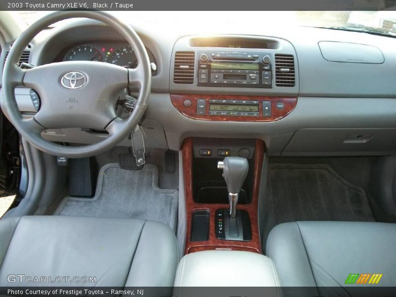 Black / Taupe 2003 Toyota Camry XLE V6