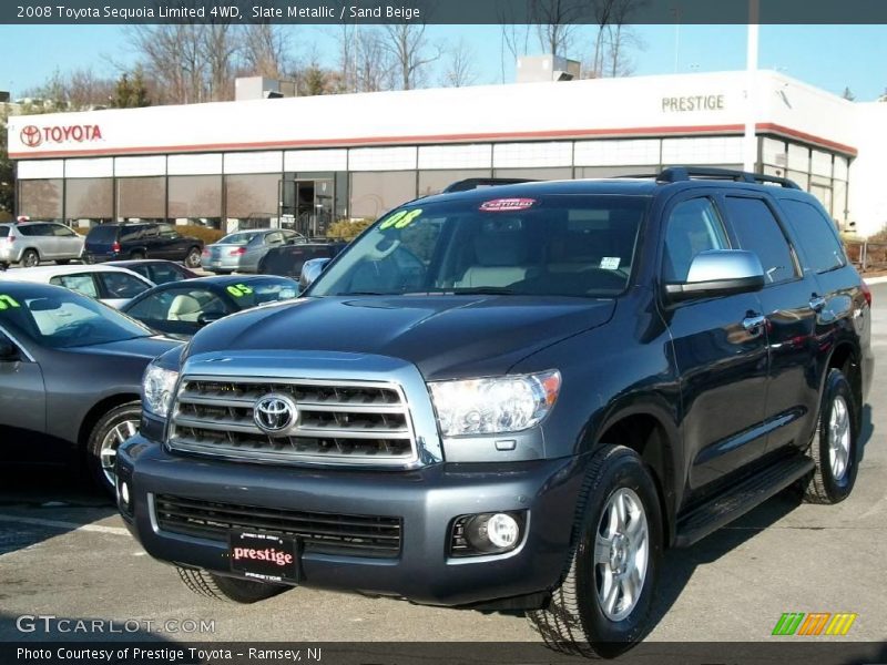 Slate Metallic / Sand Beige 2008 Toyota Sequoia Limited 4WD