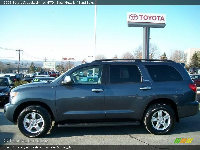 Slate Metallic / Sand Beige 2008 Toyota Sequoia Limited 4WD