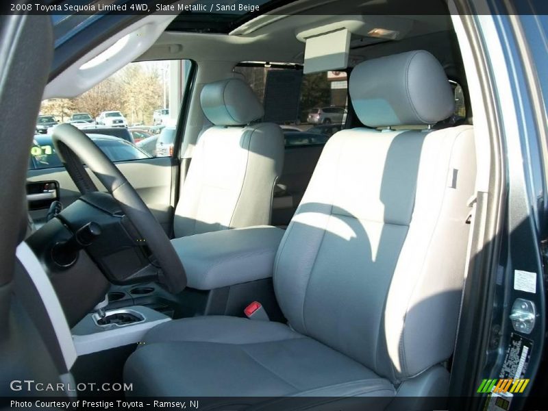 Slate Metallic / Sand Beige 2008 Toyota Sequoia Limited 4WD