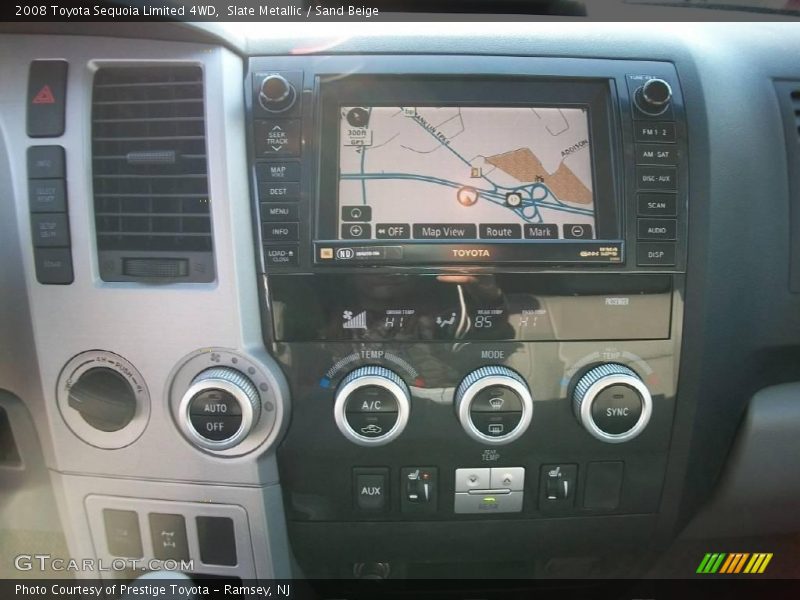 Slate Metallic / Sand Beige 2008 Toyota Sequoia Limited 4WD