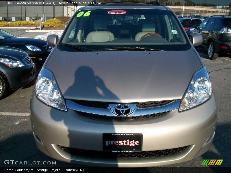 Desert Sand Mica / Taupe 2006 Toyota Sienna XLE AWD