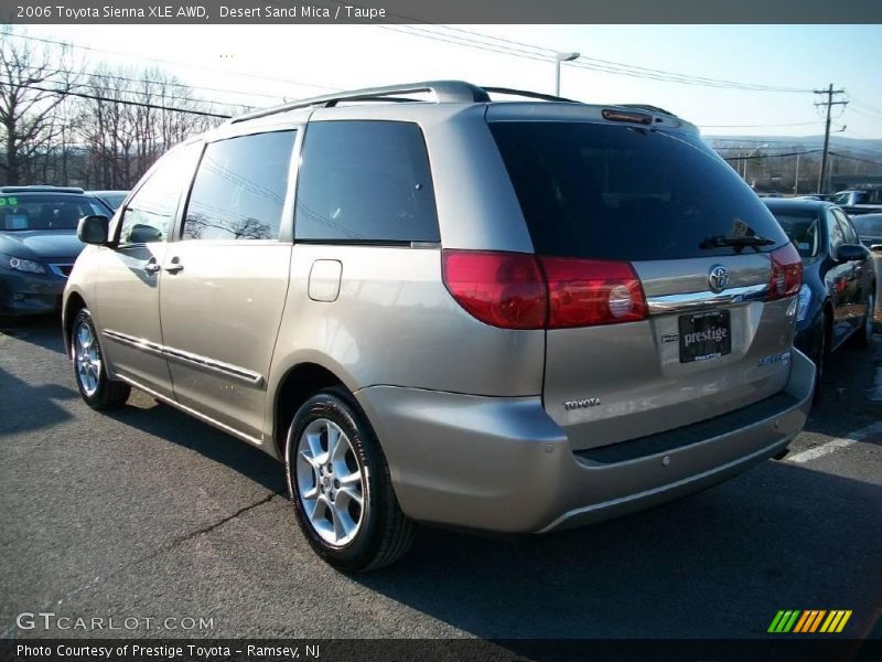 Desert Sand Mica / Taupe 2006 Toyota Sienna XLE AWD