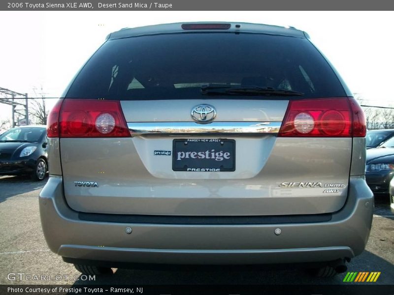 Desert Sand Mica / Taupe 2006 Toyota Sienna XLE AWD