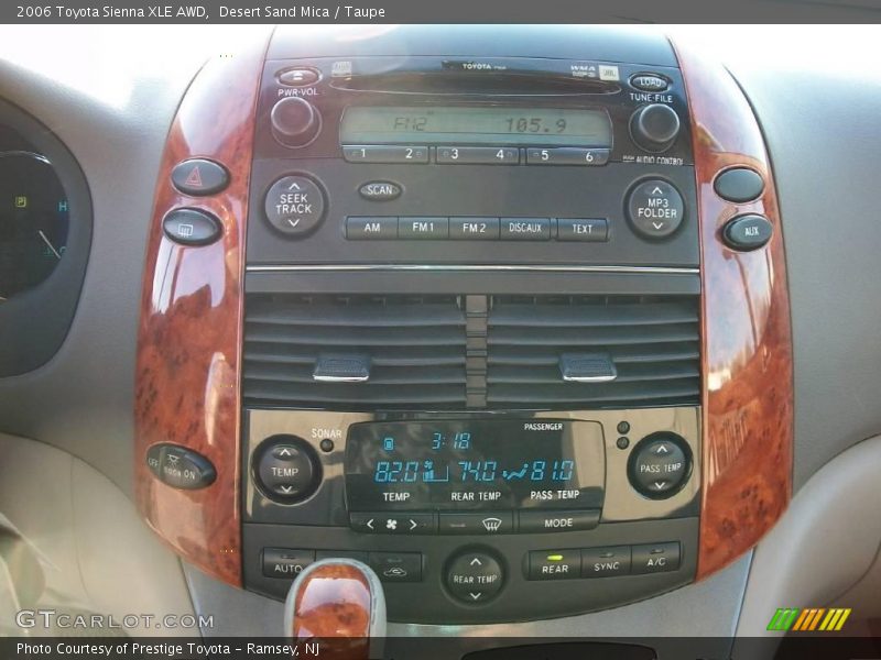 Desert Sand Mica / Taupe 2006 Toyota Sienna XLE AWD