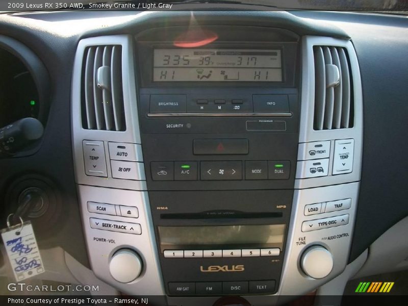 Smokey Granite / Light Gray 2009 Lexus RX 350 AWD