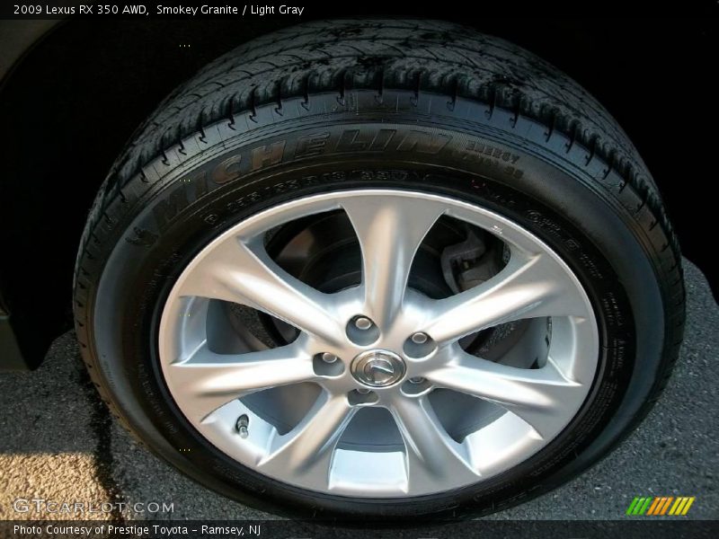 Smokey Granite / Light Gray 2009 Lexus RX 350 AWD