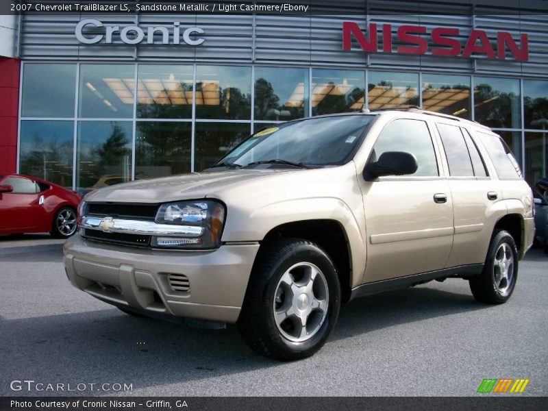 Sandstone Metallic / Light Cashmere/Ebony 2007 Chevrolet TrailBlazer LS