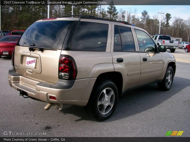 Sandstone Metallic / Light Cashmere/Ebony 2007 Chevrolet TrailBlazer LS