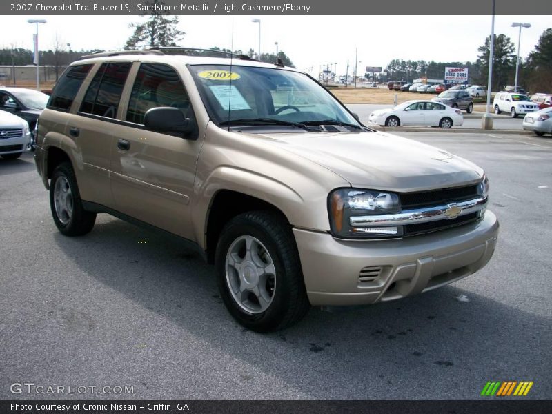 Sandstone Metallic / Light Cashmere/Ebony 2007 Chevrolet TrailBlazer LS