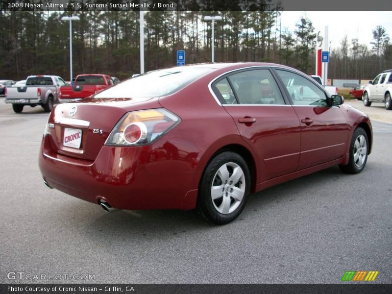 Sonoma Sunset Metallic / Blond 2008 Nissan Altima 2.5 S