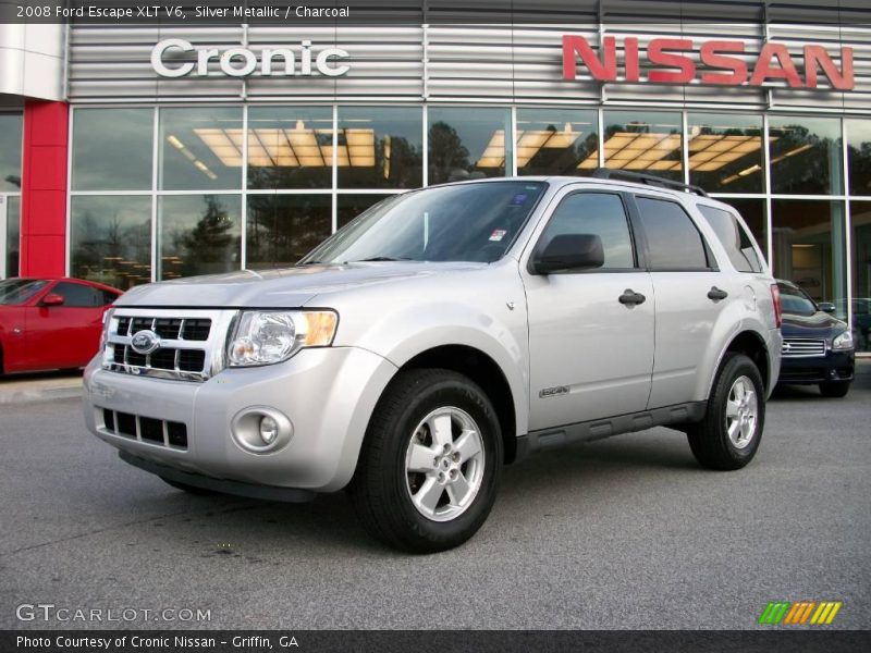 Silver Metallic / Charcoal 2008 Ford Escape XLT V6