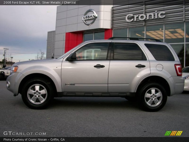 Silver Metallic / Charcoal 2008 Ford Escape XLT V6