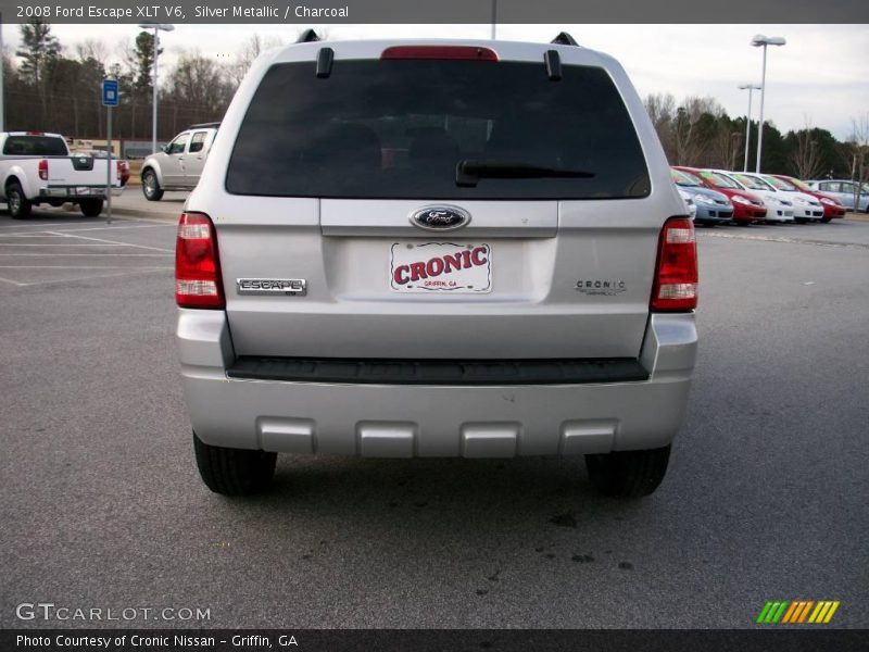Silver Metallic / Charcoal 2008 Ford Escape XLT V6