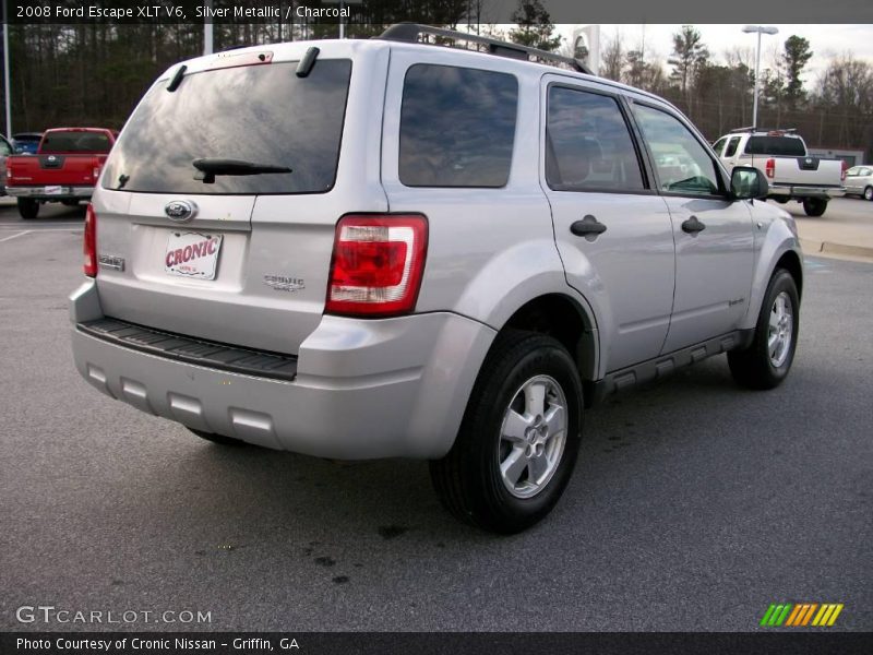 Silver Metallic / Charcoal 2008 Ford Escape XLT V6