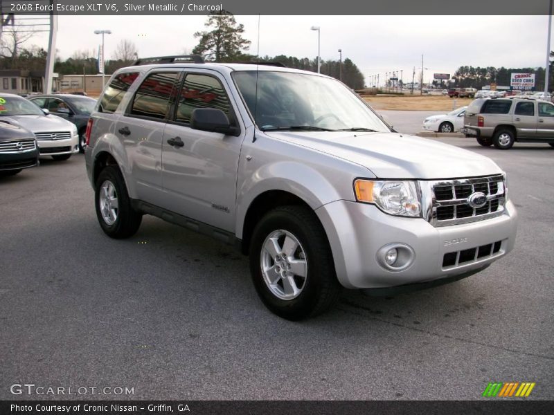Silver Metallic / Charcoal 2008 Ford Escape XLT V6