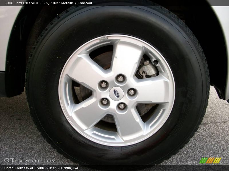 Silver Metallic / Charcoal 2008 Ford Escape XLT V6