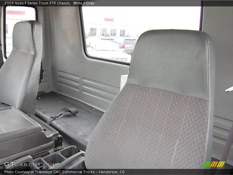 White / Gray 2004 Isuzu F Series Truck FTR Chassis