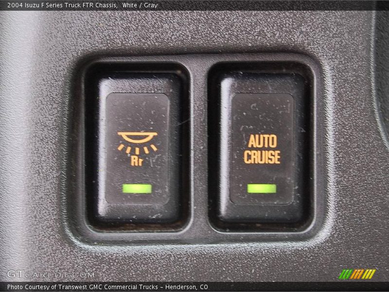 White / Gray 2004 Isuzu F Series Truck FTR Chassis