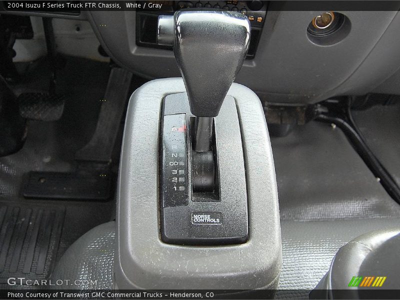 White / Gray 2004 Isuzu F Series Truck FTR Chassis