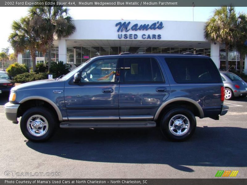 Medium Wedgewood Blue Metallic / Medium Parchment 2002 Ford Expedition Eddie Bauer 4x4