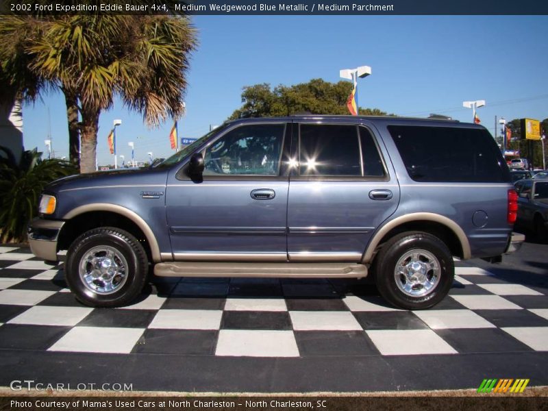 Medium Wedgewood Blue Metallic / Medium Parchment 2002 Ford Expedition Eddie Bauer 4x4