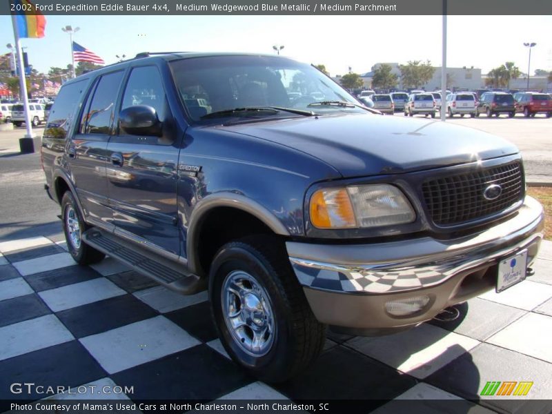 Medium Wedgewood Blue Metallic / Medium Parchment 2002 Ford Expedition Eddie Bauer 4x4