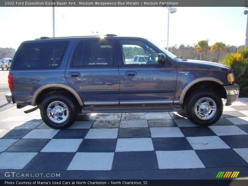 Medium Wedgewood Blue Metallic / Medium Parchment 2002 Ford Expedition Eddie Bauer 4x4
