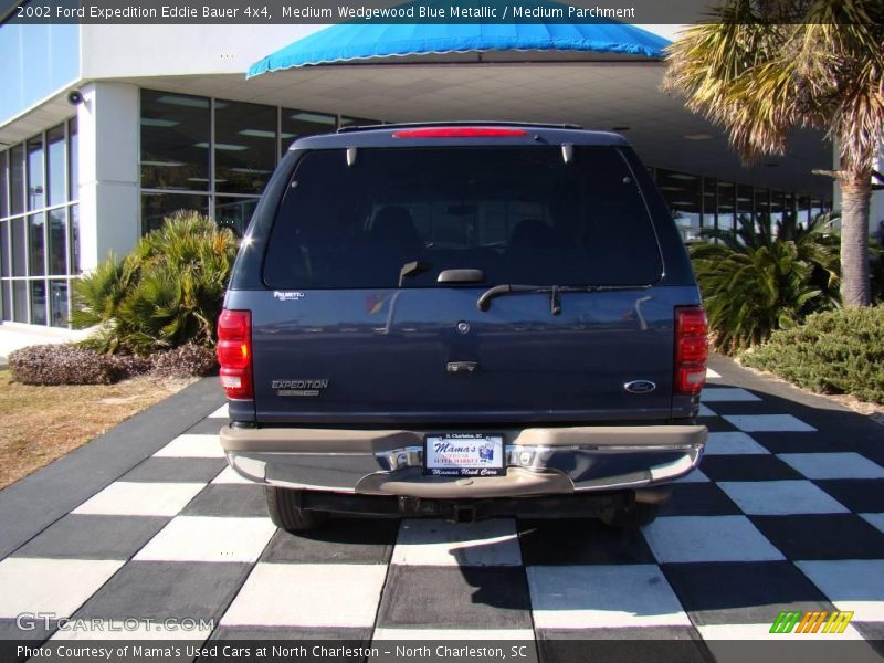 Medium Wedgewood Blue Metallic / Medium Parchment 2002 Ford Expedition Eddie Bauer 4x4