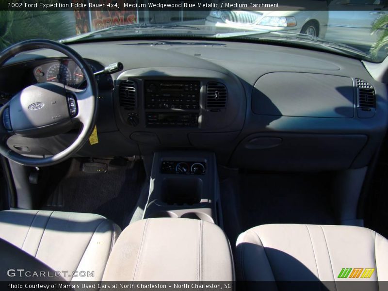 Medium Wedgewood Blue Metallic / Medium Parchment 2002 Ford Expedition Eddie Bauer 4x4