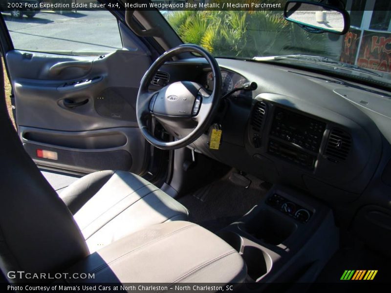 Medium Wedgewood Blue Metallic / Medium Parchment 2002 Ford Expedition Eddie Bauer 4x4