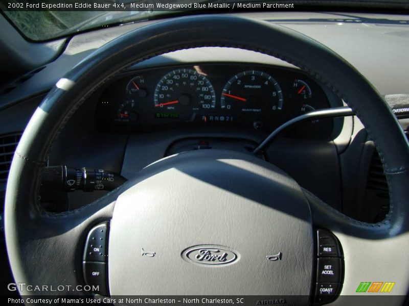 Medium Wedgewood Blue Metallic / Medium Parchment 2002 Ford Expedition Eddie Bauer 4x4
