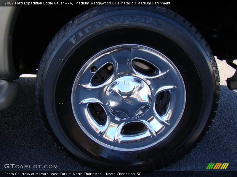 Medium Wedgewood Blue Metallic / Medium Parchment 2002 Ford Expedition Eddie Bauer 4x4