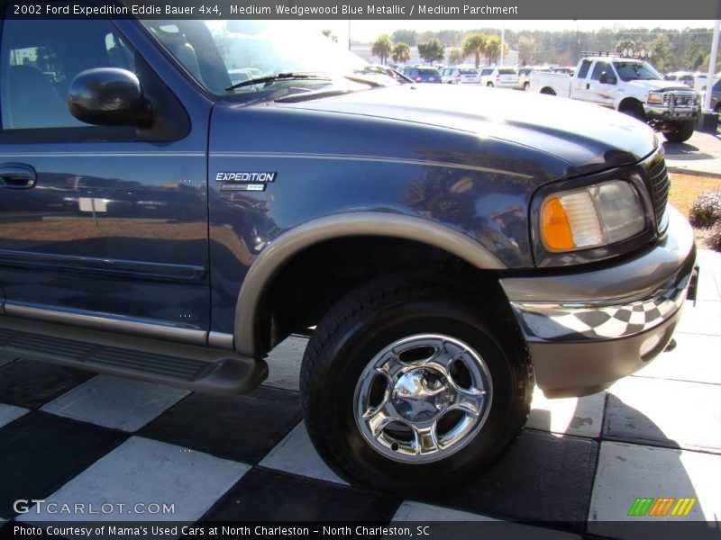 Medium Wedgewood Blue Metallic / Medium Parchment 2002 Ford Expedition Eddie Bauer 4x4