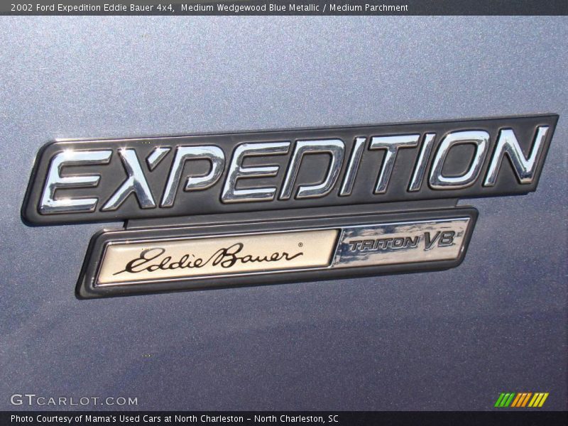 Medium Wedgewood Blue Metallic / Medium Parchment 2002 Ford Expedition Eddie Bauer 4x4