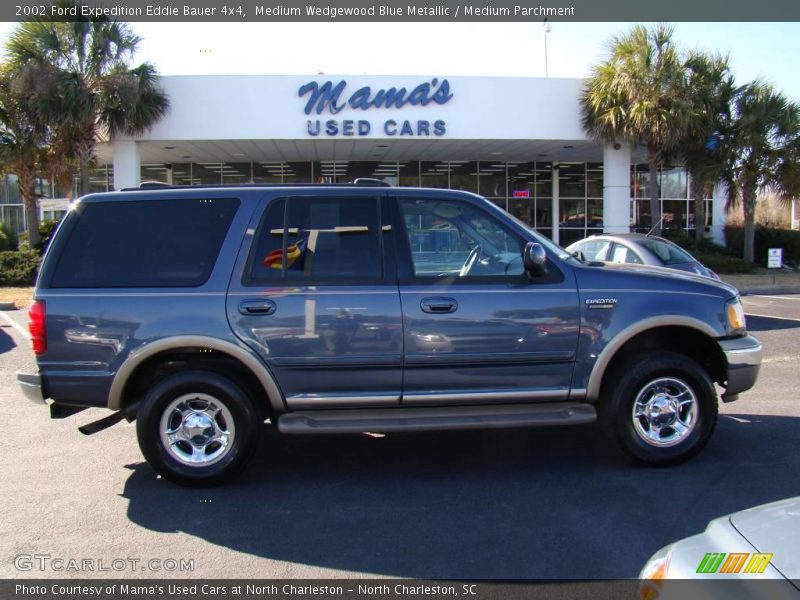 Medium Wedgewood Blue Metallic / Medium Parchment 2002 Ford Expedition Eddie Bauer 4x4