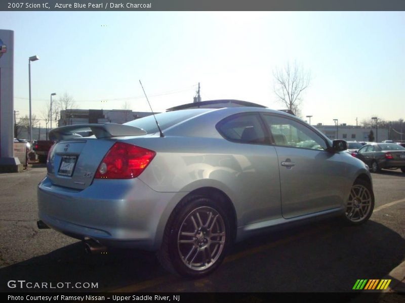 Azure Blue Pearl / Dark Charcoal 2007 Scion tC