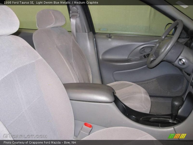 Light Denim Blue Metallic / Medium Graphite 1998 Ford Taurus SE