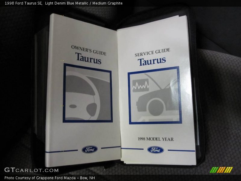 Light Denim Blue Metallic / Medium Graphite 1998 Ford Taurus SE