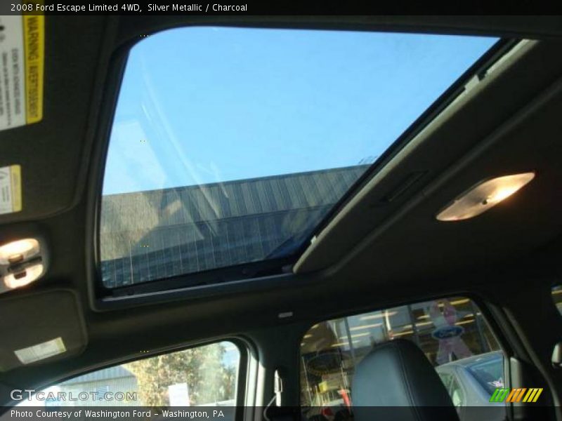 Silver Metallic / Charcoal 2008 Ford Escape Limited 4WD
