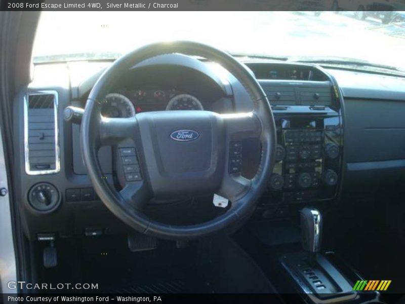 Silver Metallic / Charcoal 2008 Ford Escape Limited 4WD