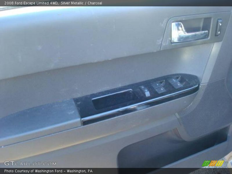 Silver Metallic / Charcoal 2008 Ford Escape Limited 4WD