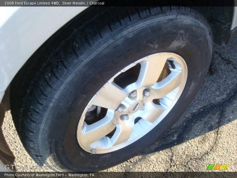 Silver Metallic / Charcoal 2008 Ford Escape Limited 4WD