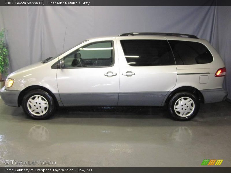 Lunar Mist Metallic / Gray 2003 Toyota Sienna CE