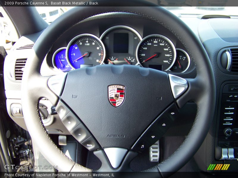 Basalt Black Metallic / Black 2009 Porsche Cayenne S