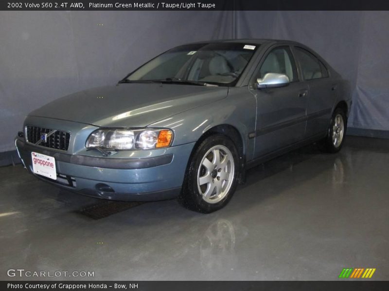 Platinum Green Metallic / Taupe/Light Taupe 2002 Volvo S60 2.4T AWD