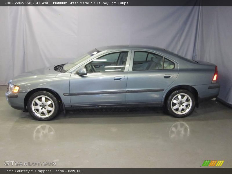Platinum Green Metallic / Taupe/Light Taupe 2002 Volvo S60 2.4T AWD