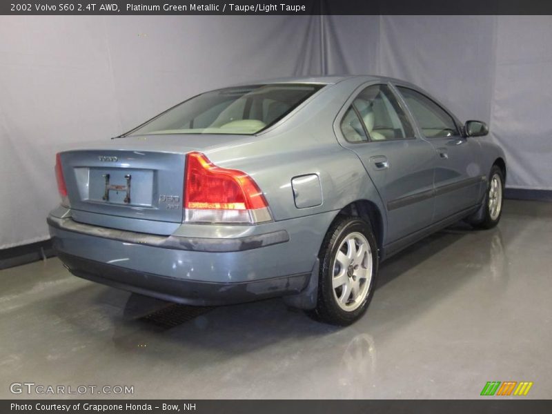 Platinum Green Metallic / Taupe/Light Taupe 2002 Volvo S60 2.4T AWD